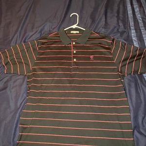 Black and red Peter Millar polo